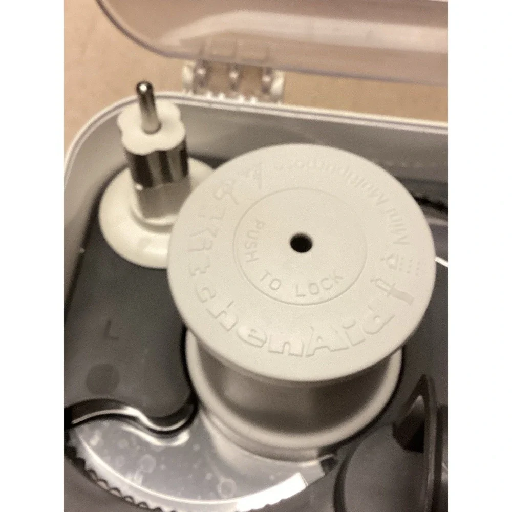 KitchenAid 13 Cup Food Processor Attachments Blades Disks w/ Storage Box